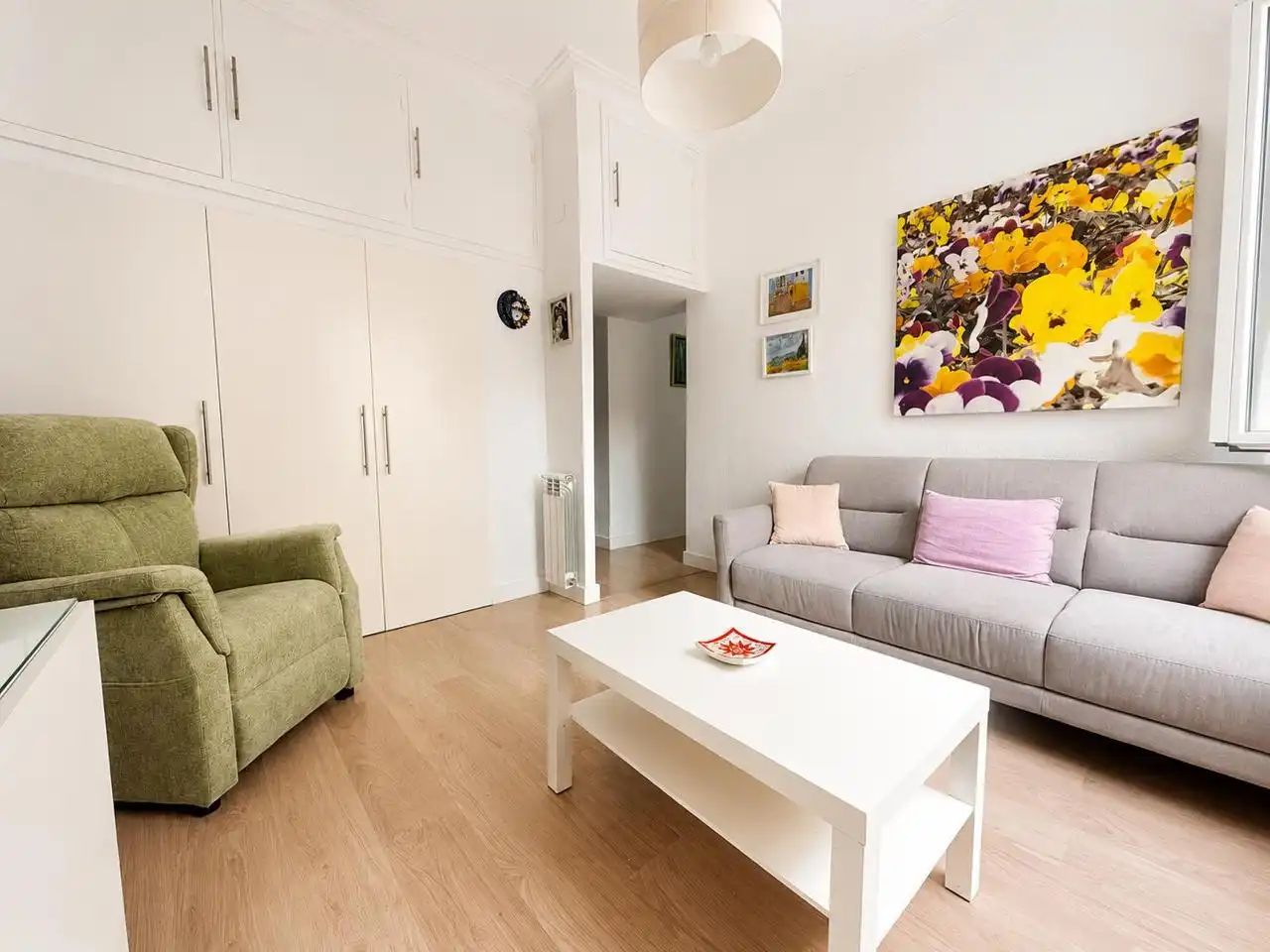 Sala de estar de Piso en venta en Madrid