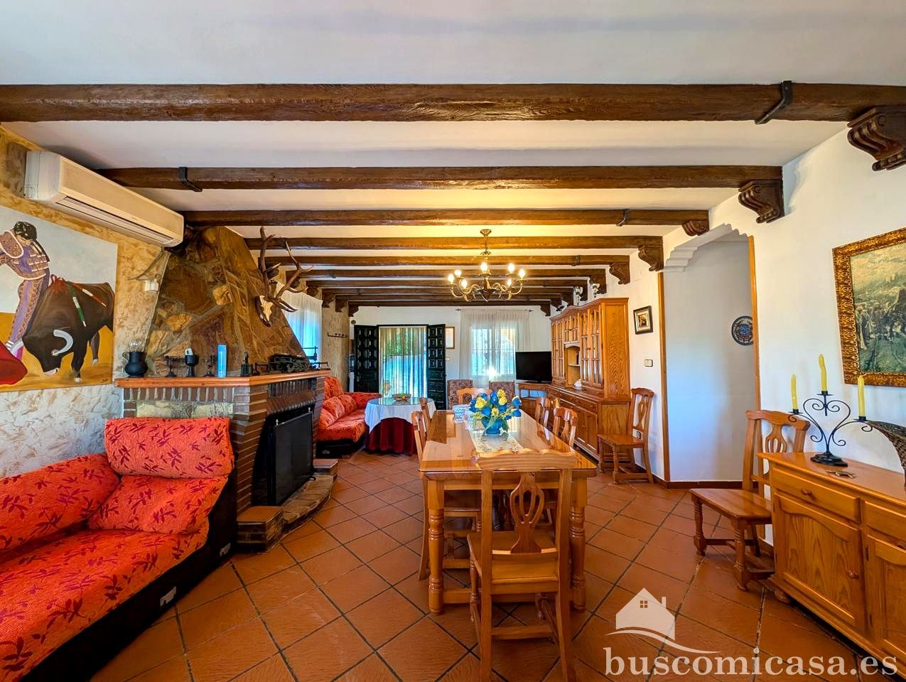 Dining room of Flat to rent in Linares  with Air Conditioner and Furnished