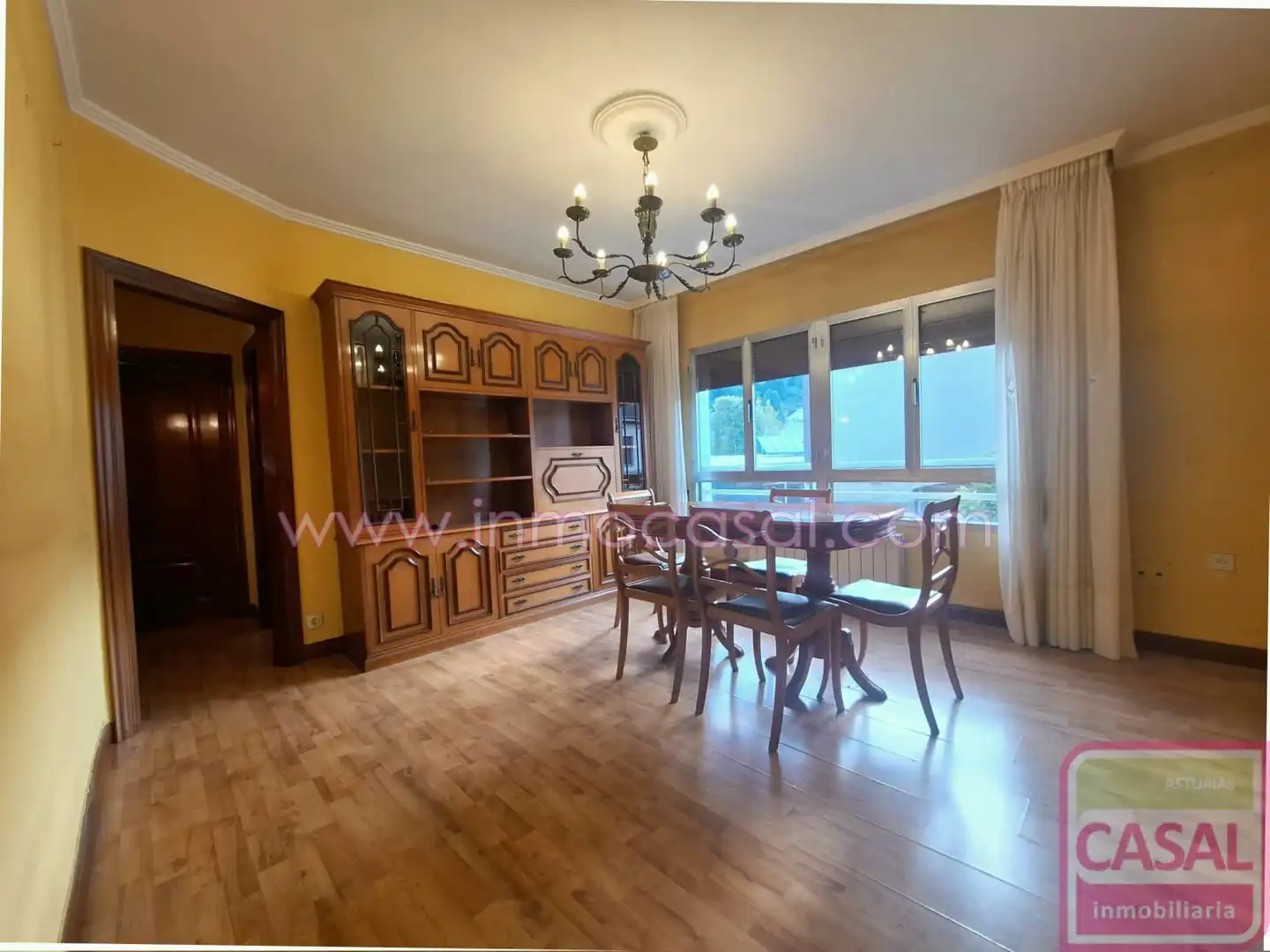 Comedor de Piso de alquiler en Mieres (Asturias) con Calefacción y Amueblado
