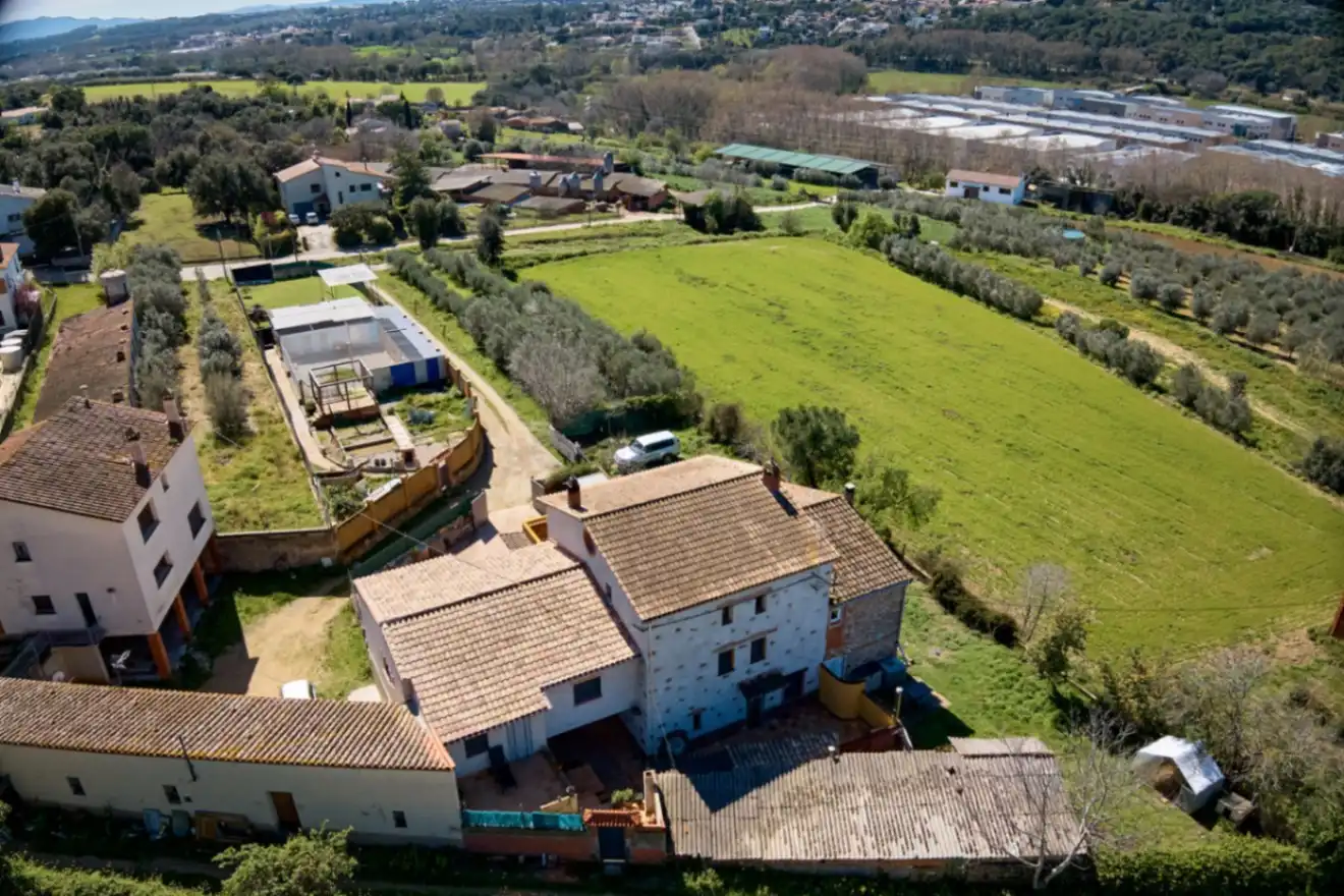 Vista exterior de Finca rústica en venta en L'Ametlla del Vallès con Calefacción, Terraza y Trastero