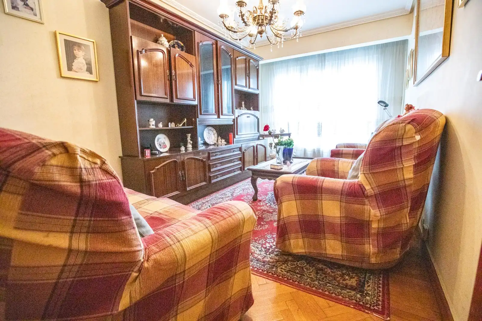Sala de estar de Piso en venta en Santander con Calefacción y Amueblado
