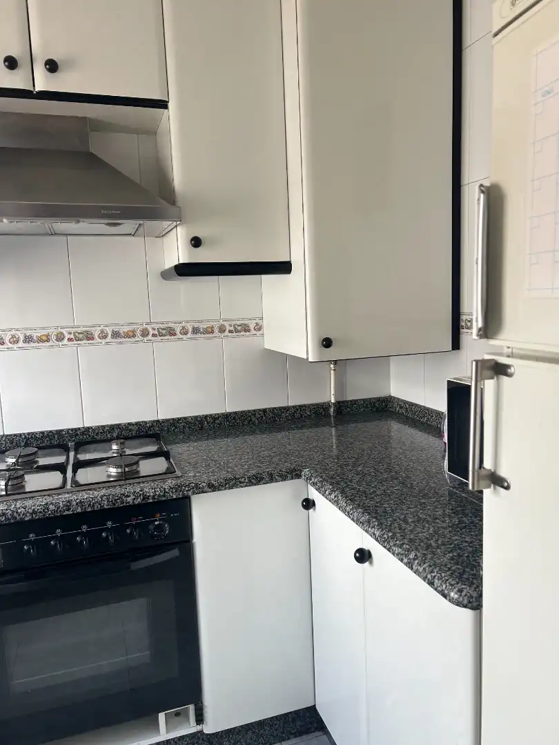Kitchen of Flat for rent in Santiago de Compostela   with Furnished
