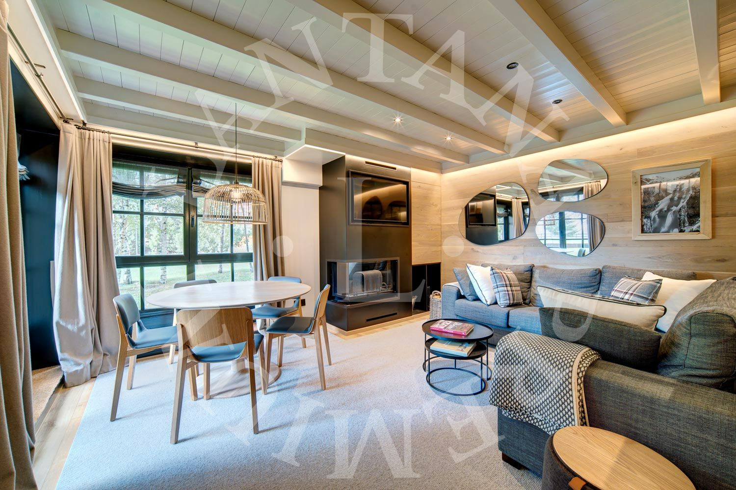 Living room of Flat for sale in Naut Aran  with Heating, Parquet flooring and Terrace