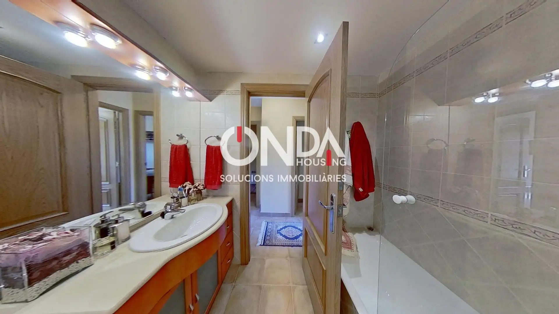 Baño de Casa adosada en venta en Tremp con Calefacción, Terraza y Trastero