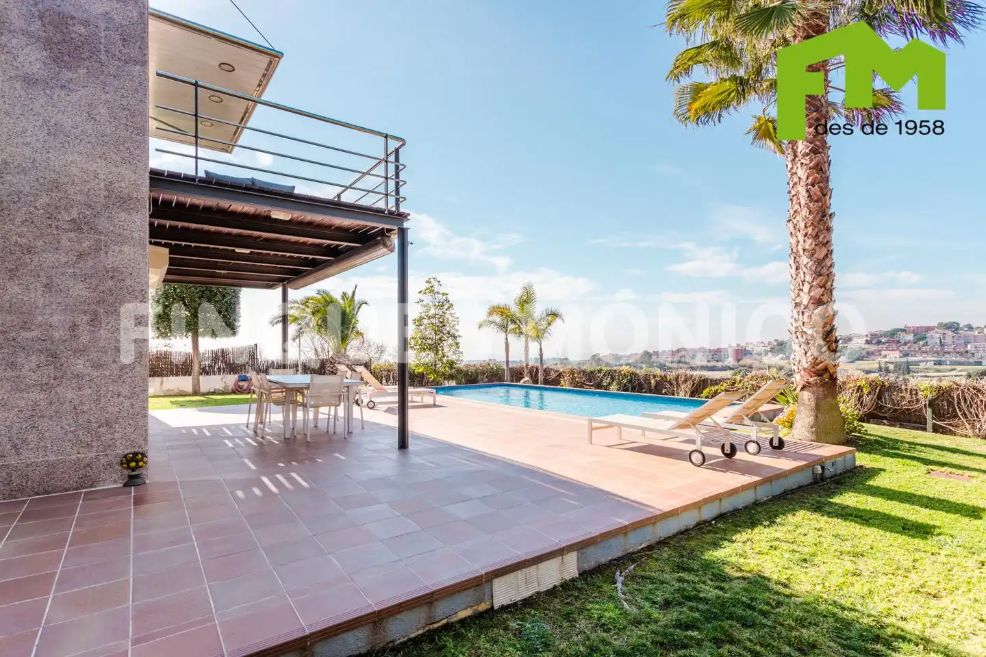 Terrassa de Casa o xalet de lloguer en Teià amb Aire condicionat, Calefacció i Jardí privat