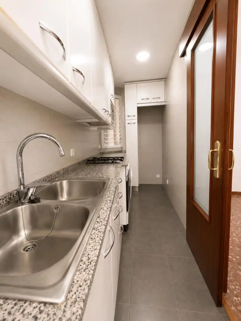 Kitchen of Flat for sale in Arenys de Mar  with Air Conditioner, Terrace and Storage room