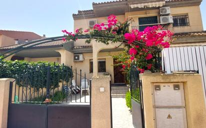 Exterior view of Single-family semi-detached for sale in San Javier  with Air Conditioner and Terrace