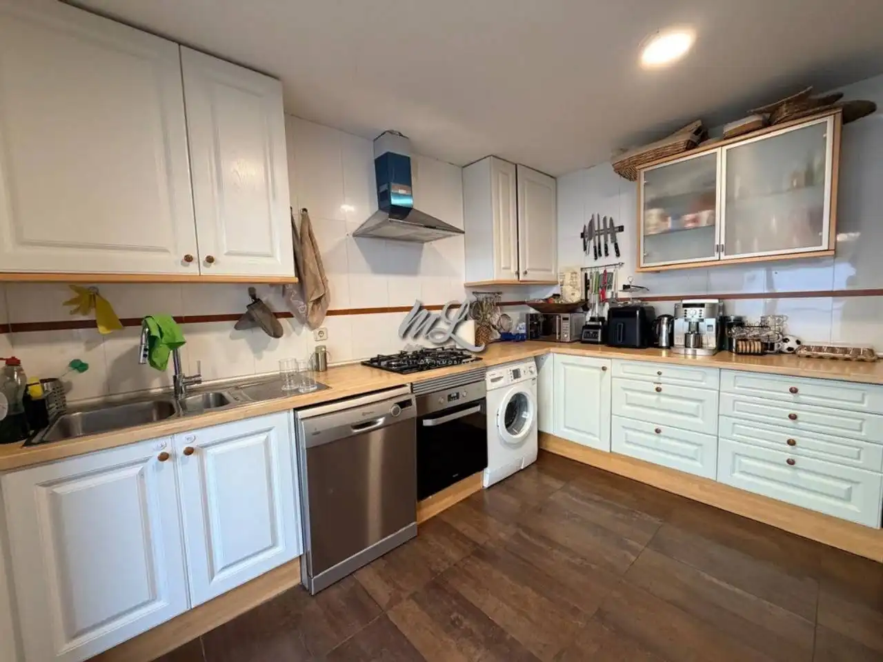 Cocina de Casa adosada en venta en Santa Cruz del Retamar con Aire acondicionado, Calefacción y Jardín privado