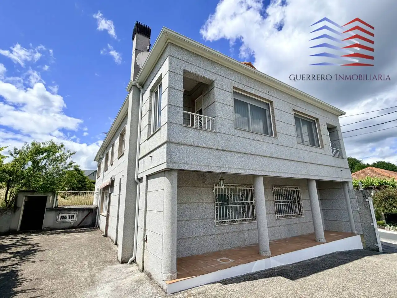 Vista exterior de Casa o chalet en venta en Coles con Calefacción, Jardín privado y Terraza