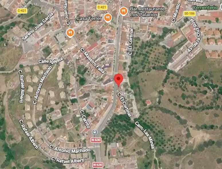 Exterior view of Houses for sale in El Ronquillo, Sevilla