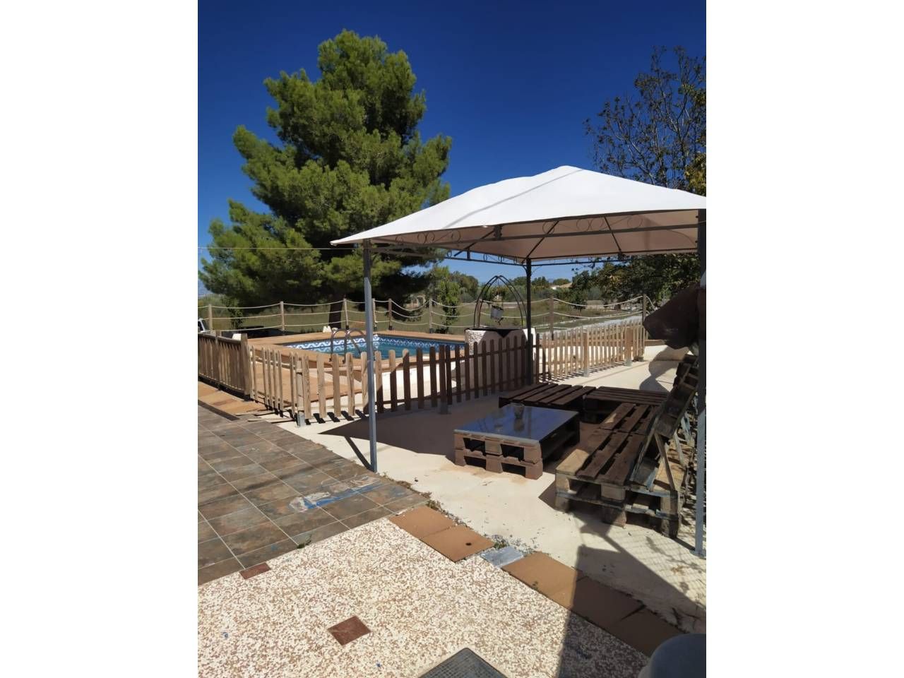 Swimming pool of House or chalet for sale in Baza  with Air Conditioner, Heating and Swimming Pool