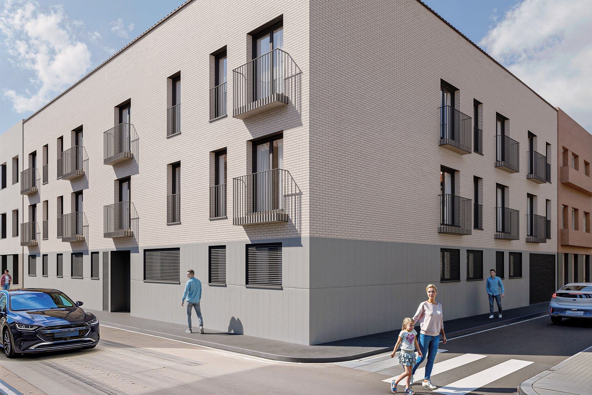 Exterior view of Planta baja for sale in Rubí  with Air Conditioner, Heating and Terrace