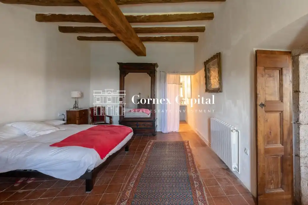 Habitación de Finca rústica de alquiler en Rupià con Aire acondicionado, Calefacción y Jardín privado