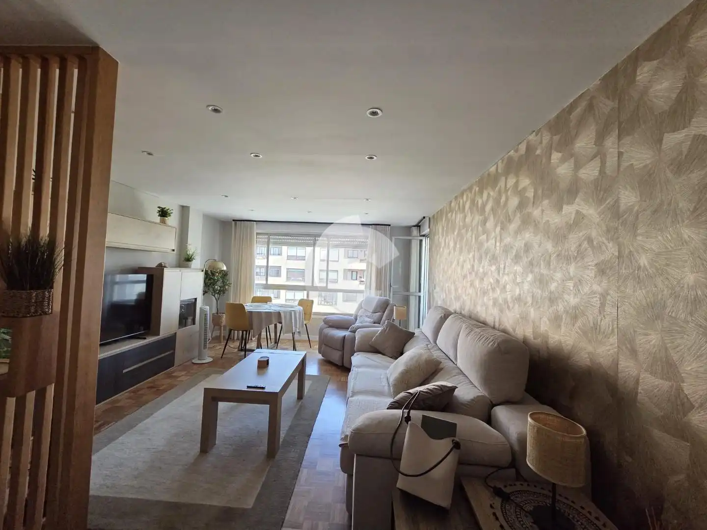 Living room of Flat for rent in Vigo   with Heating and Furnished