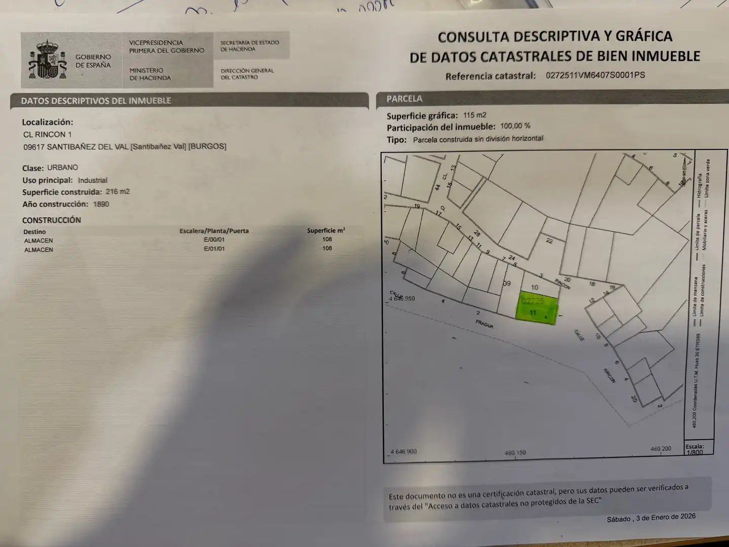 Residencial en venta en Santibáñez del Val