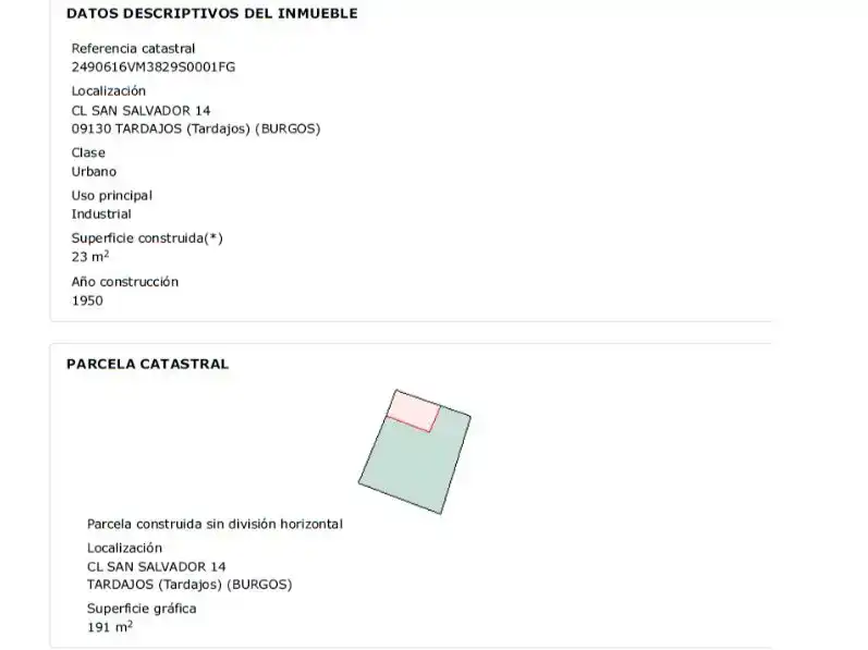 Residencial en venta en Tardajos