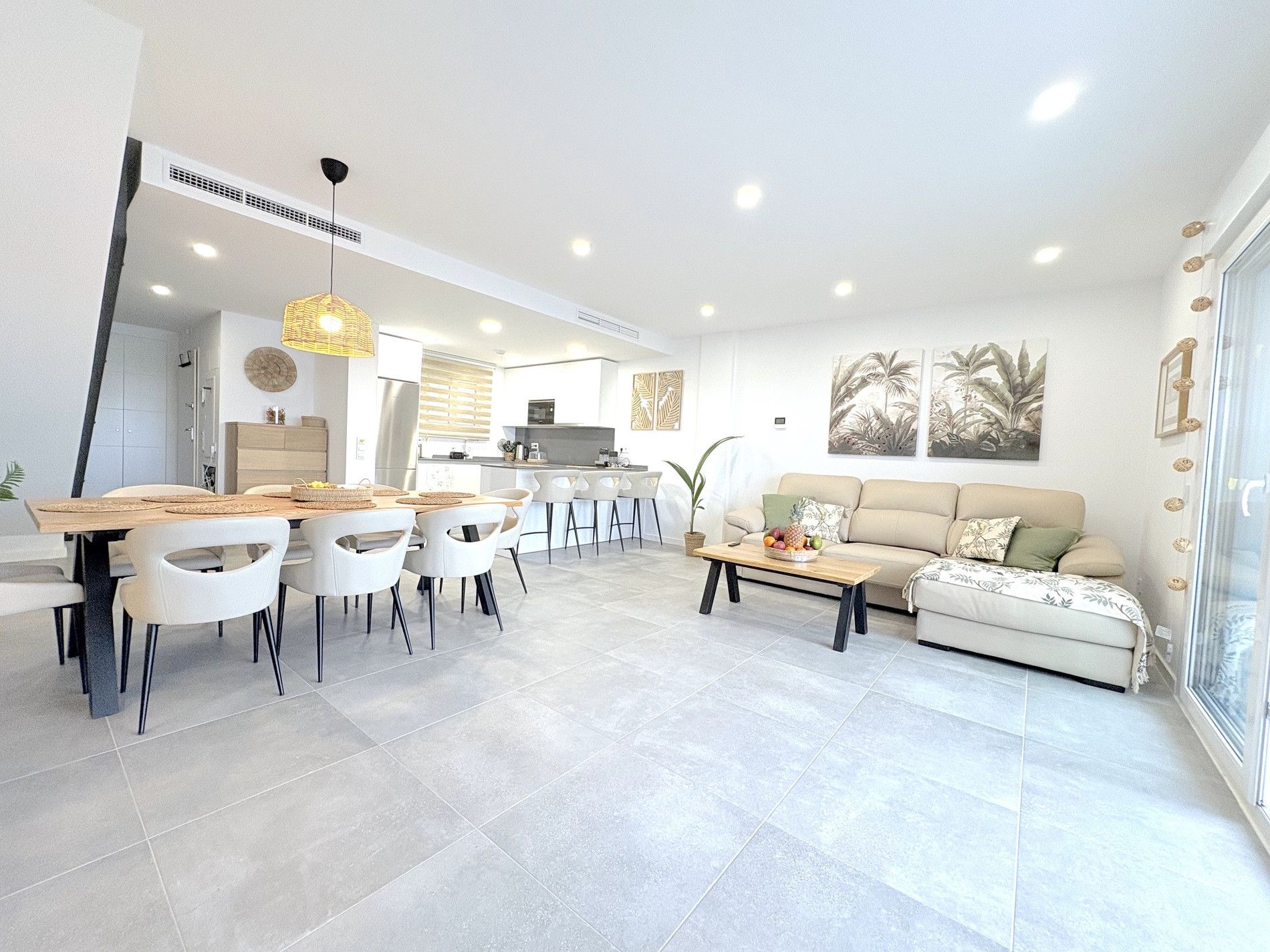 Living room of Single-family semi-detached to rent in Mijas  with Air Conditioner, Private garden and Terrace
