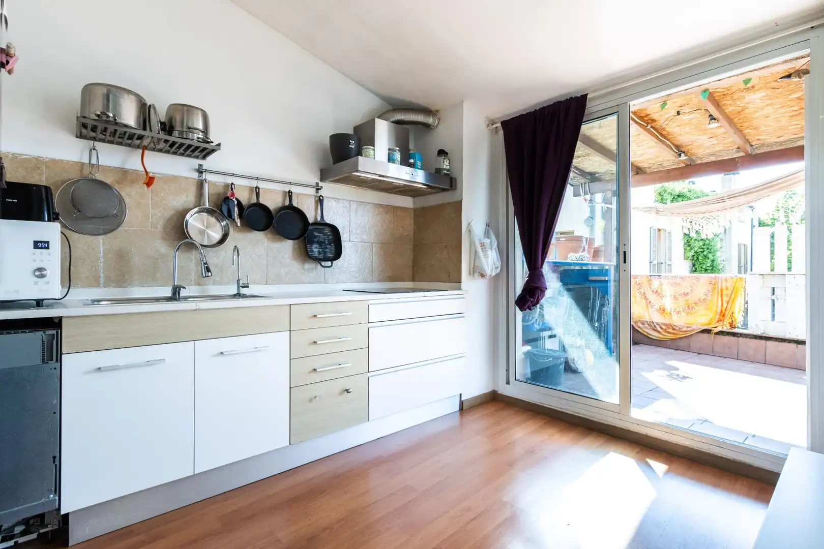 Cocina de Dúplex en venta en Sant Llorenç Savall con Calefacción, Parquet y Terraza