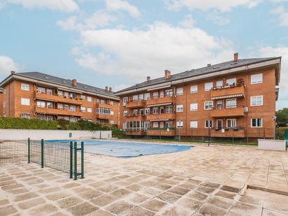 Exterior view of Flat for sale in Collado Villalba  with Heating, Private garden and Terrace