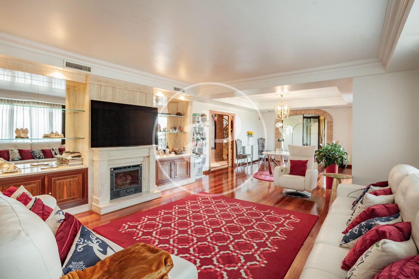 Living room of House or chalet for sale in Pozuelo de Alarcón  with Air Conditioner, Heating and Private garden