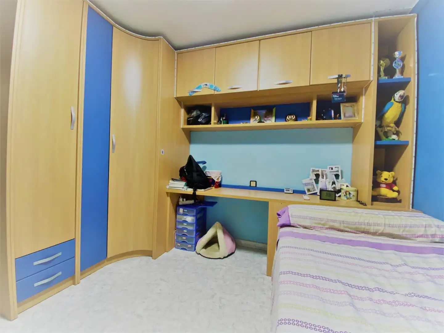 Bedroom of Flat for sale in Lorca  with Air Conditioner, Heating and Furnished