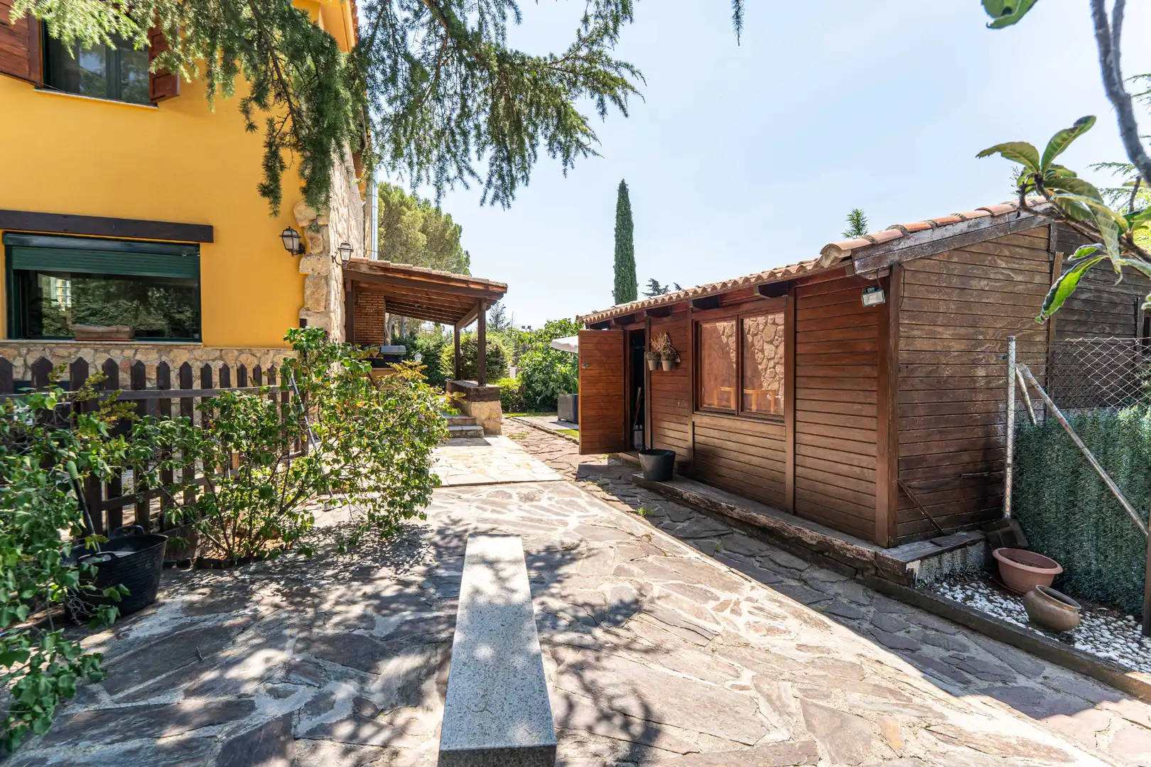 Jardí de Casa o xalet en venda en Alpedrete amb Calefacció, Jardí privat i Terrassa