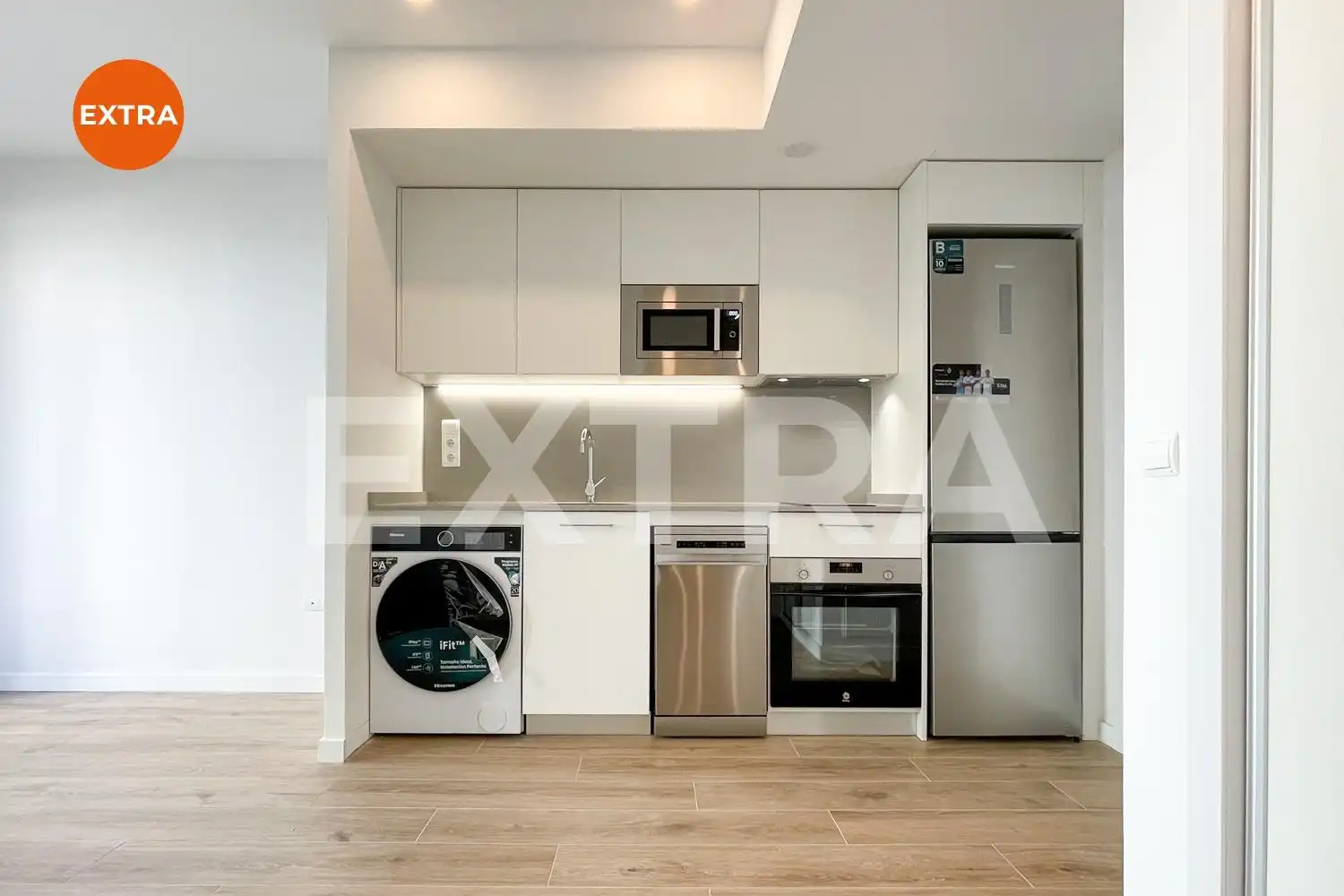 Cocina de Piso de alquiler en Madrid con Terraza y Trastero