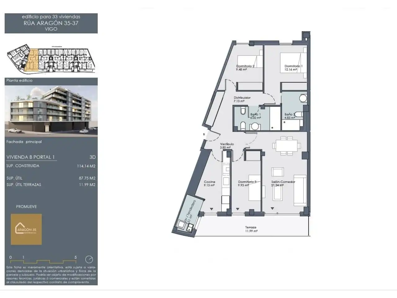 Wohnung mit Aufzug zum Verkauf in Calle Aragon 35, imagen 27