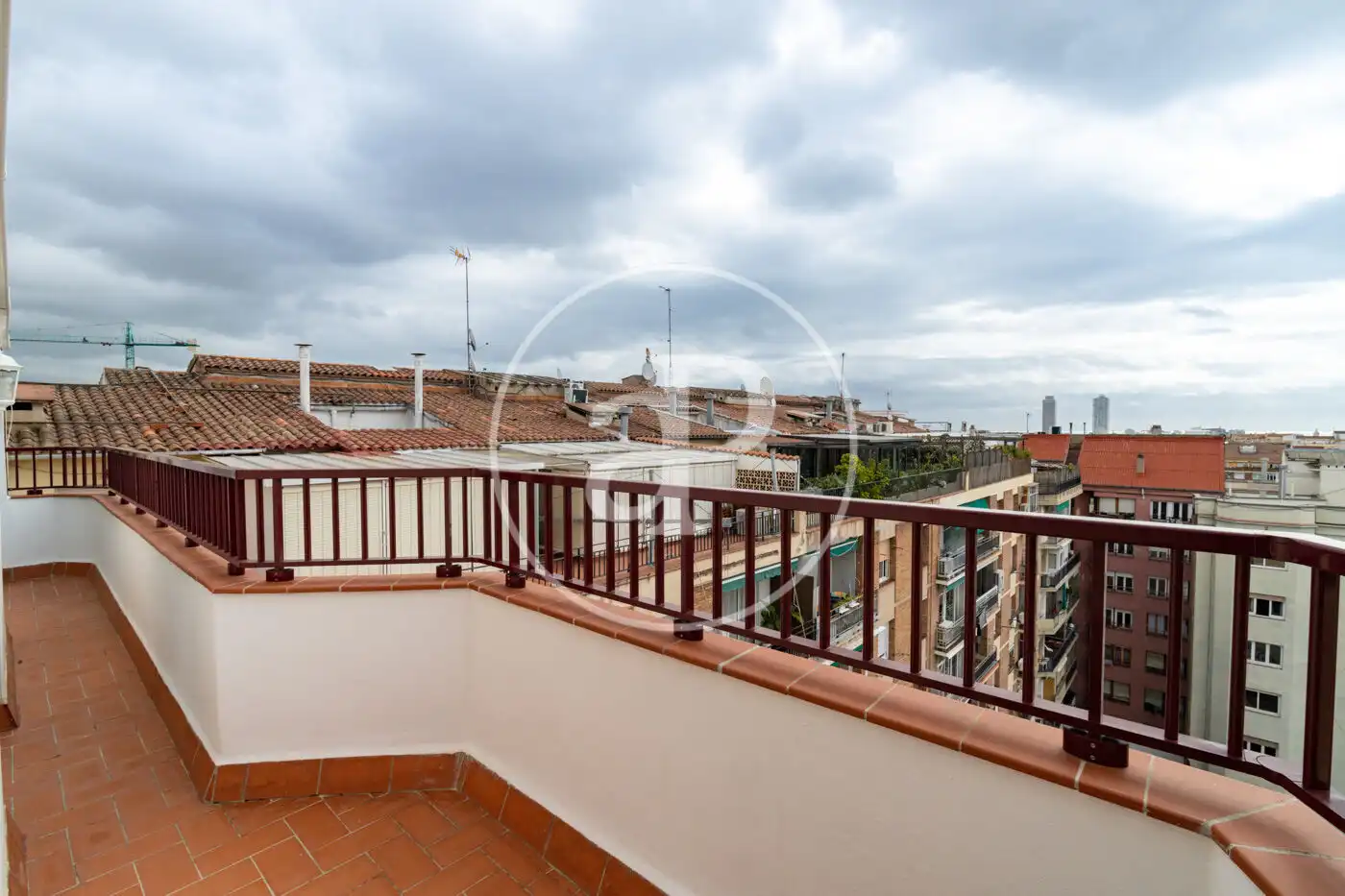 Terrace of Flat for rent in Barcelona  with Air Conditioner, Heating and Terrace