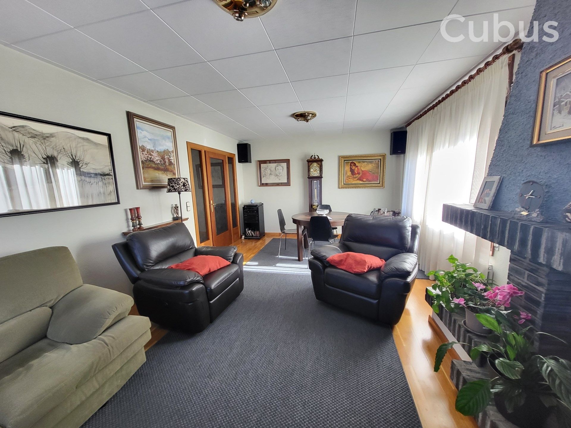 Living room of House or chalet for sale in Sant Joan Les Fonts  with Air Conditioner, Heating and Terrace