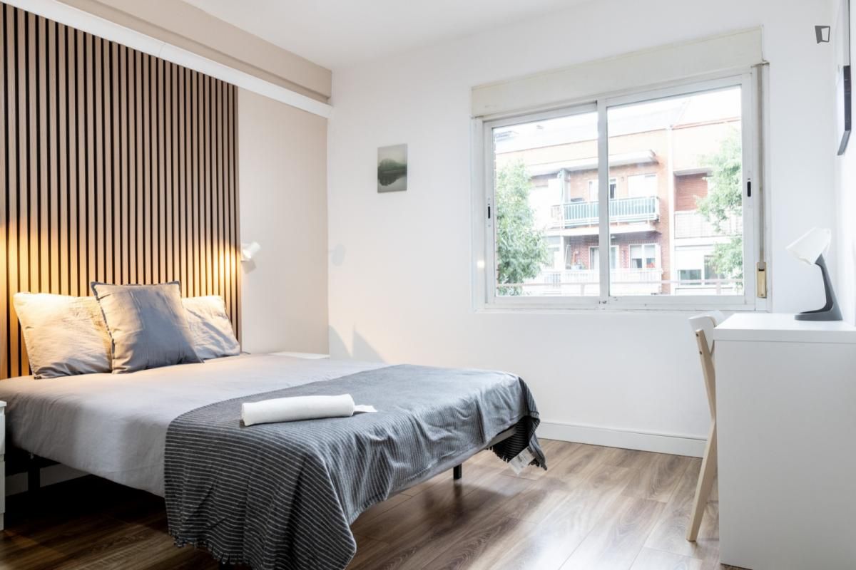 Bedroom of Apartment to share in  Madrid Capital  with Furnished, Oven and Washing machine