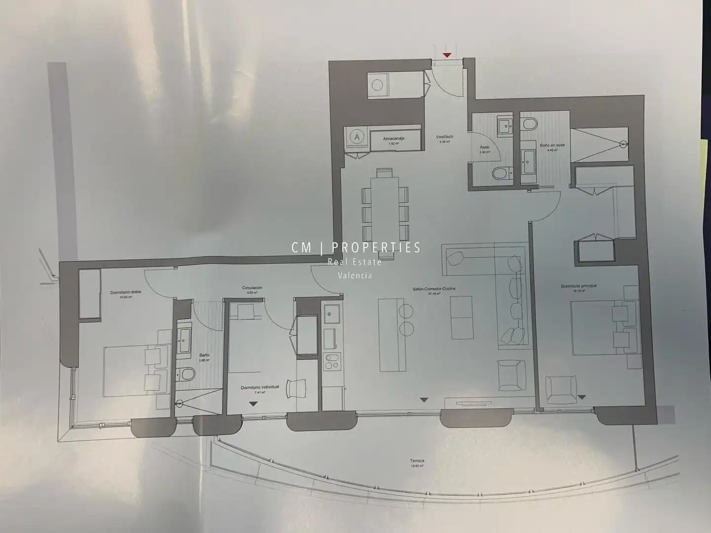 Flat for rent in Corts Valencianes, Sant Pau