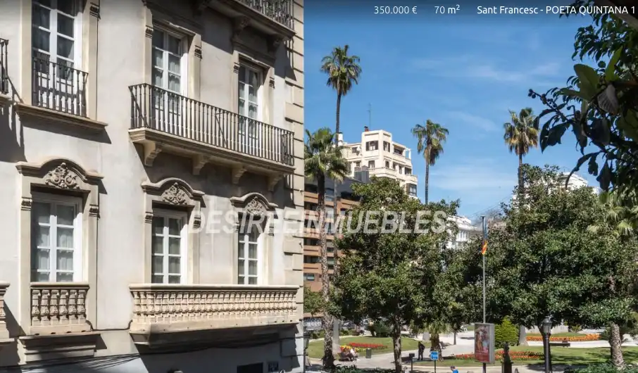Vista exterior de Oficina en venta en Valencia