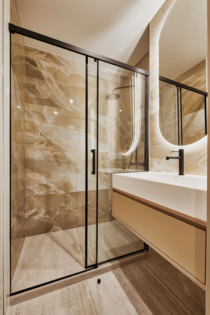 Bathroom of Flat for sale in  Madrid Capital  with Air Conditioner, Heating and Terrace