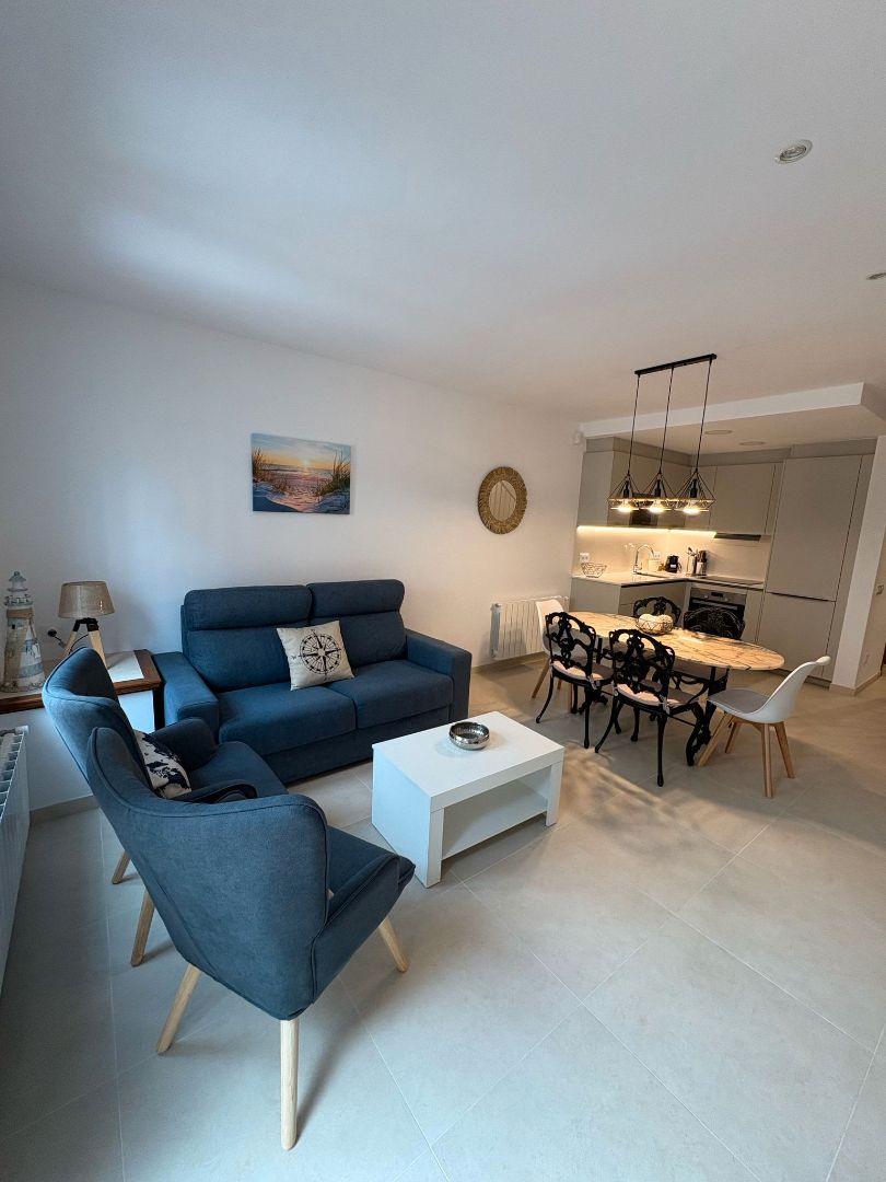 Sala d'estar de Casa o xalet de lloguer en Palamós amb Aire condicionat, Calefacció i Parquet