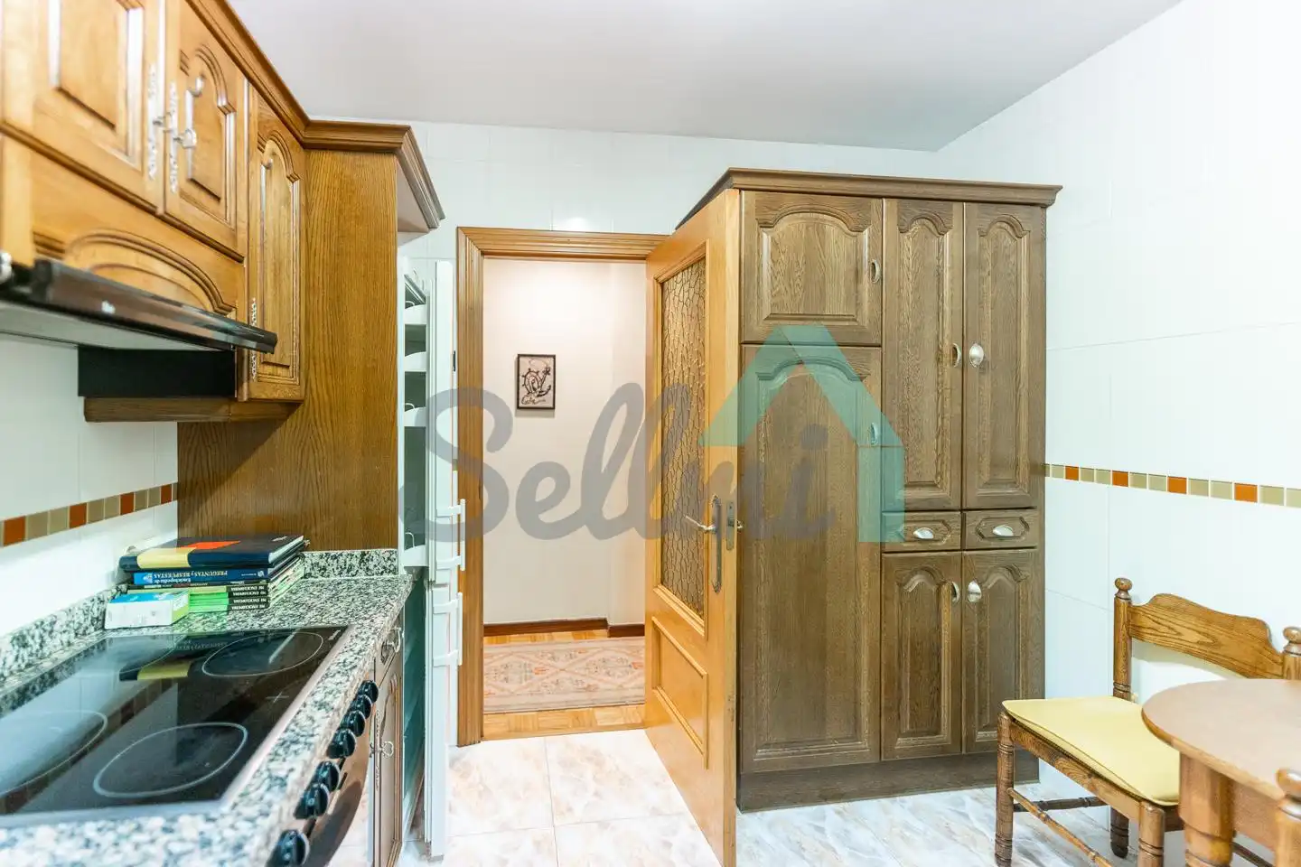 Cocina de Piso de alquiler en Oviedo  con Calefacción, Parquet y Terraza
