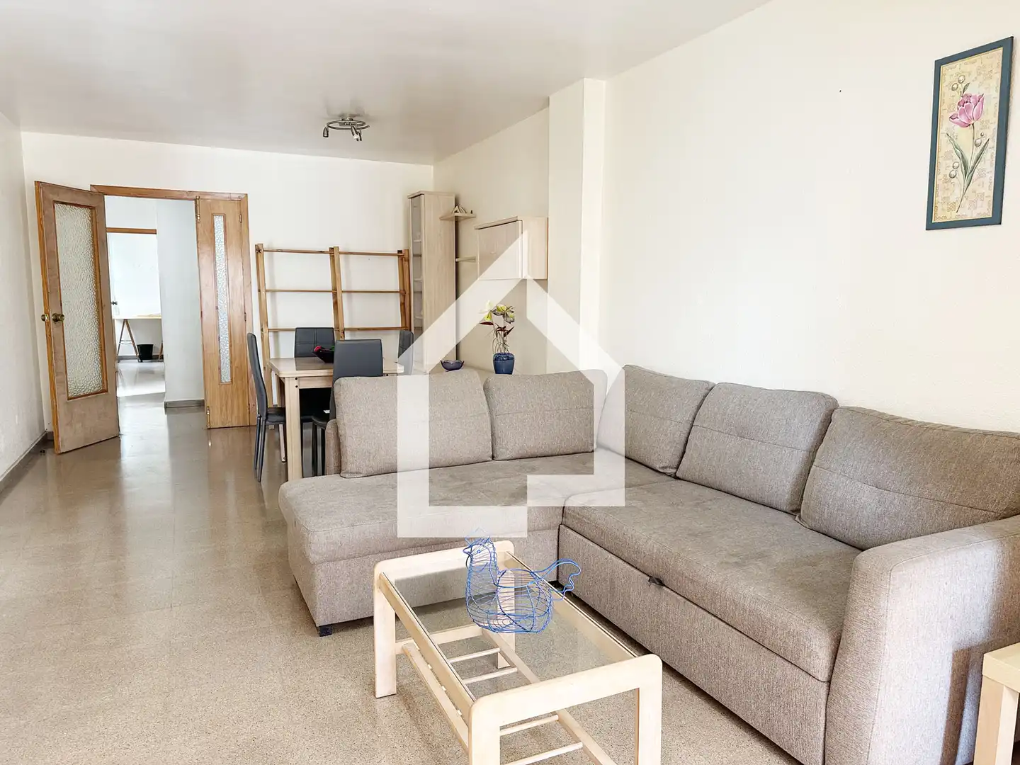 Sala d'estar de Pis de lloguer en San Vicente del Raspeig / Sant Vicent del Raspeig amb Terrassa, Moblat i Forn