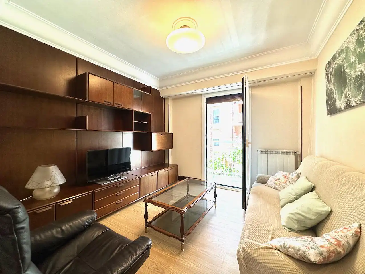 Sala de estar de Piso de alquiler en Donostia - San Sebastián  con Calefacción y Balcón