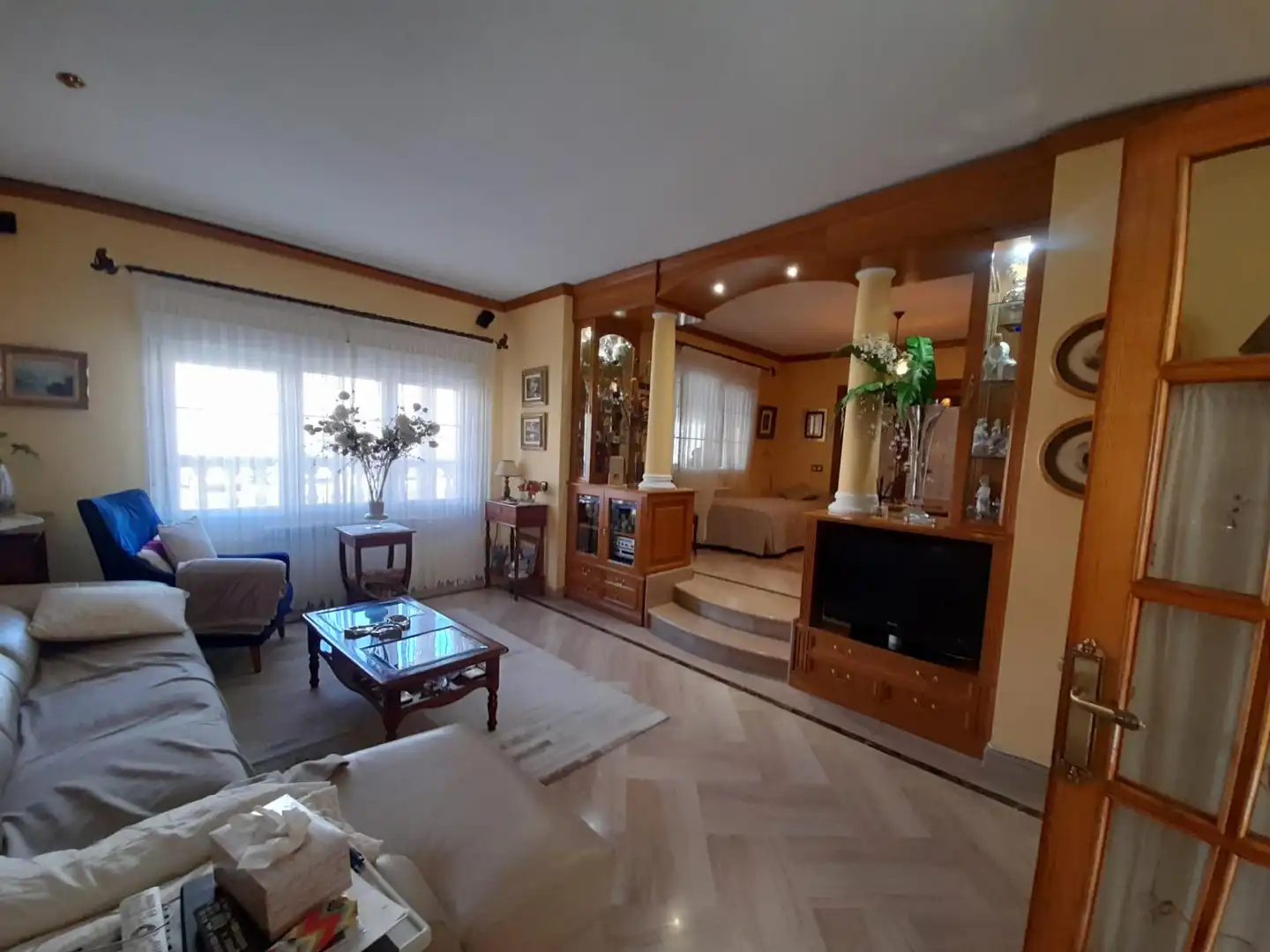 Sala de estar de Casa o chalet en venta en Zaratán con Calefacción, Jardín privado y Terraza