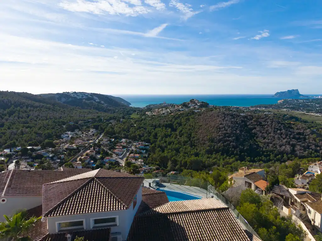 Exterior view of Houses for sale in Moraira  with Private garden and Swimming Pool