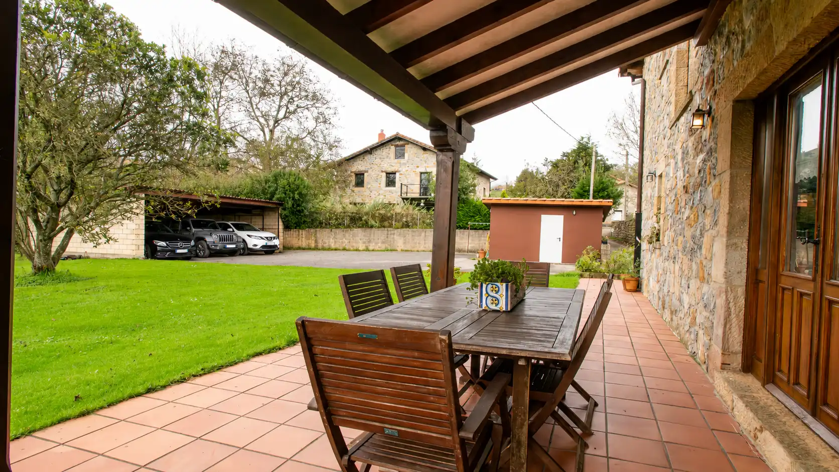 Terrassa de Casa o xalet en venda en Villafufre amb Calefacció, Jardí privat i Terrassa