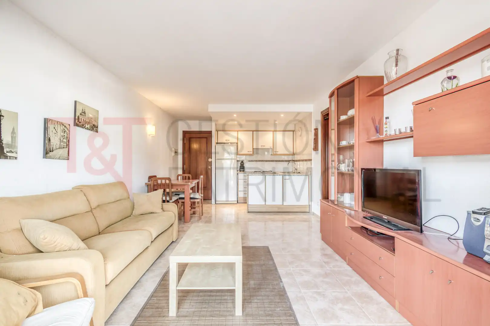 Sala de estar de Apartamento en venta en Pineda de Mar con Aire acondicionado, Horno y Balcón
