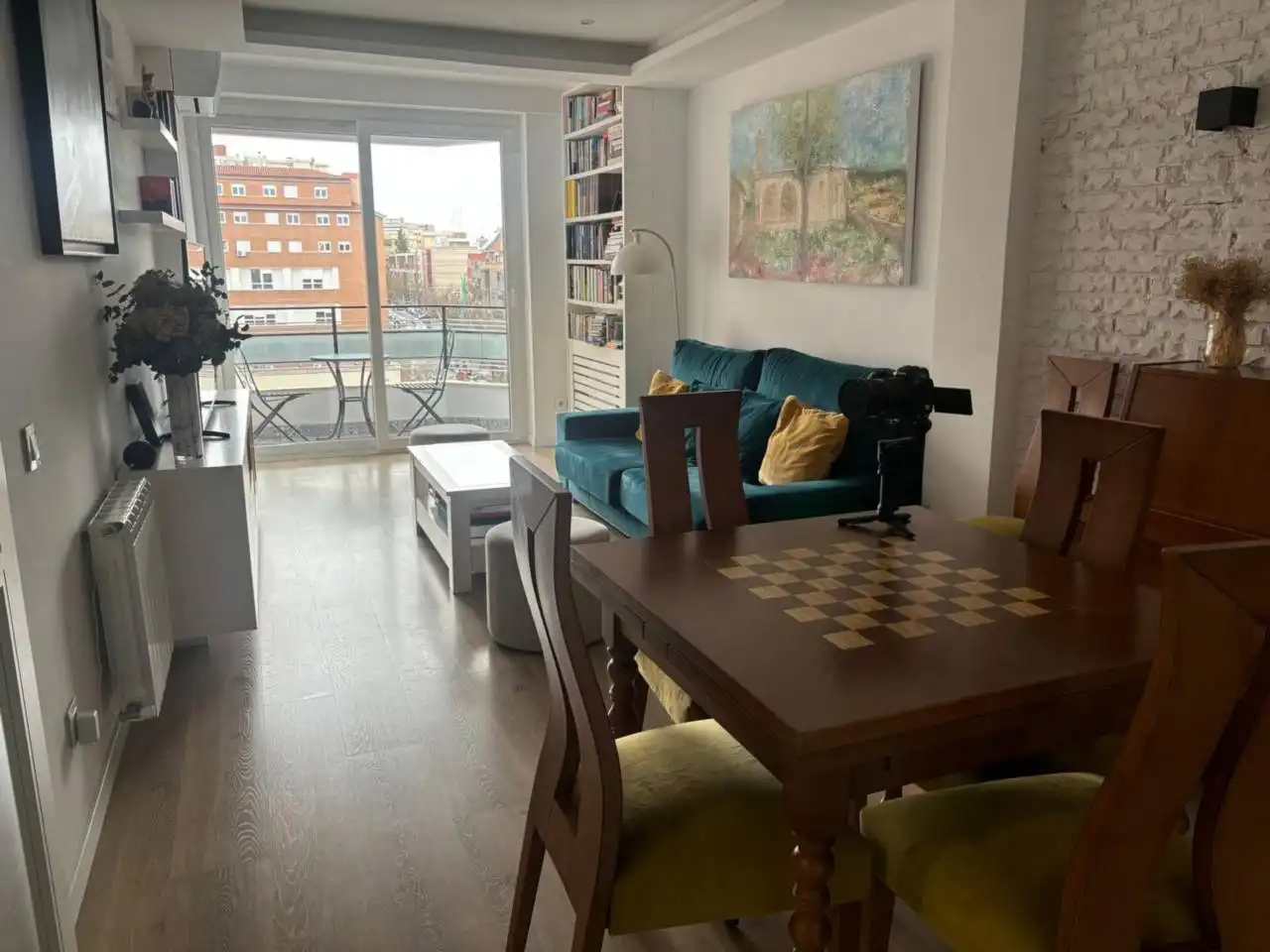 Sala de estar de Piso en venta en Madrid con Calefacción, Terraza y Trastero
