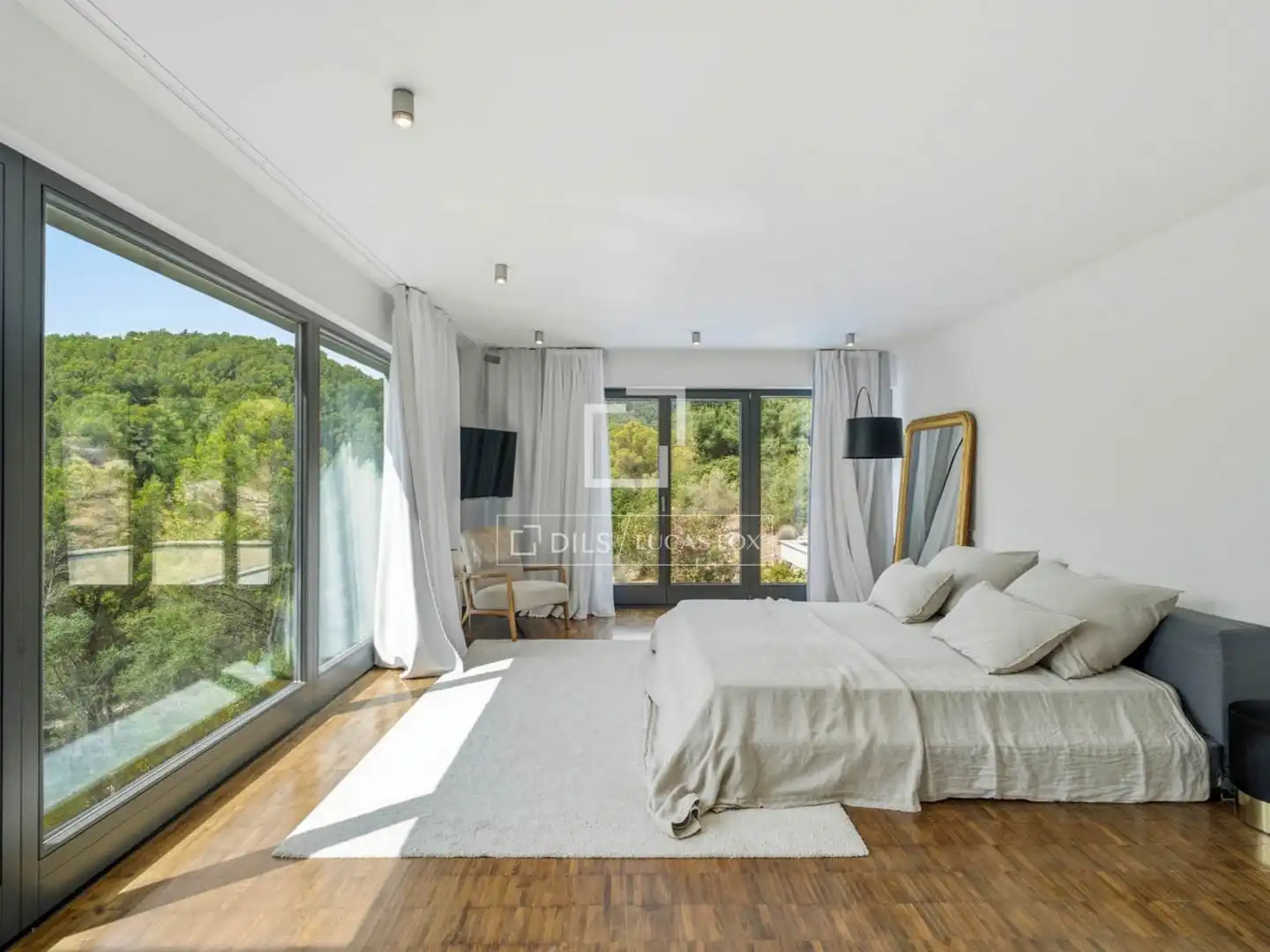 Schlafzimmer von Haus oder Chalet zur Miete in  Palma de Mallorca mit Klimaanlage, Heizung und Privatgarten