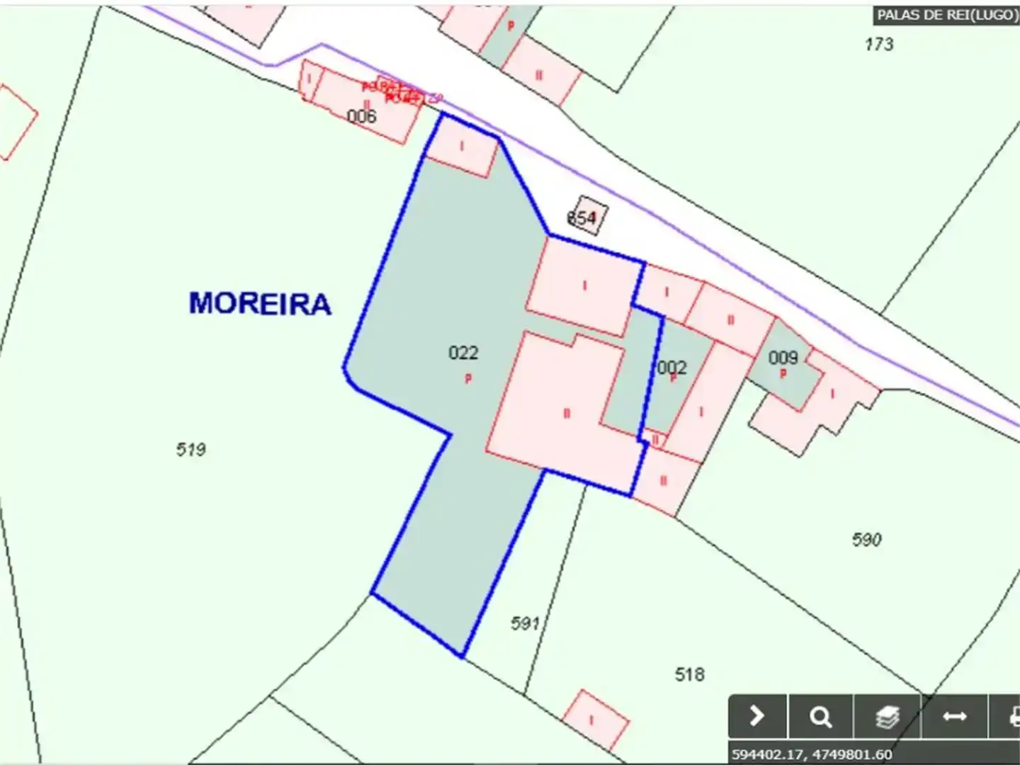 Land for sale in Palas de Rei