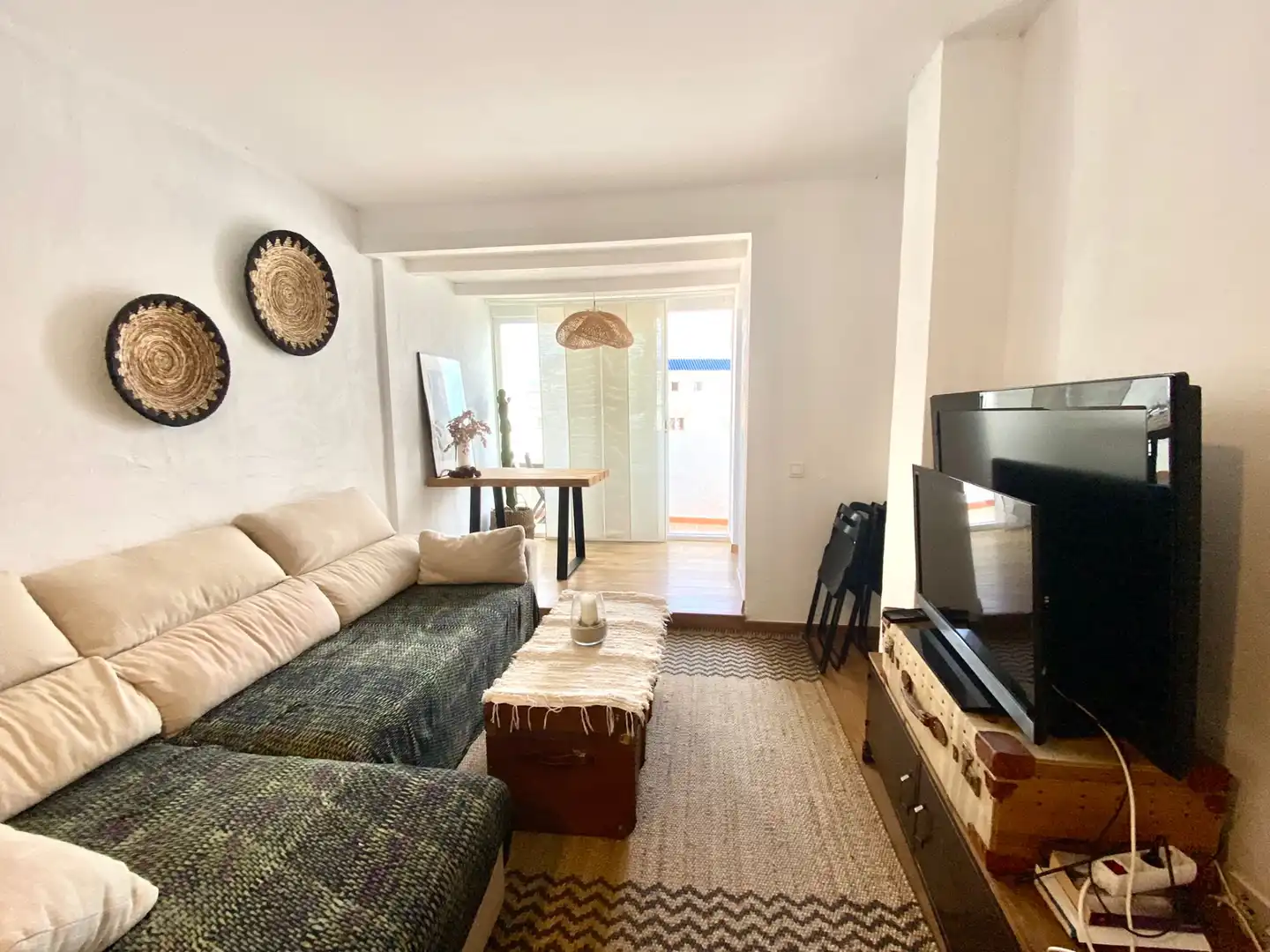 Wohnzimmer von Wohnungen zur Miete in Tarifa mit Terrasse, Möbliert und Haustiere erlaubt