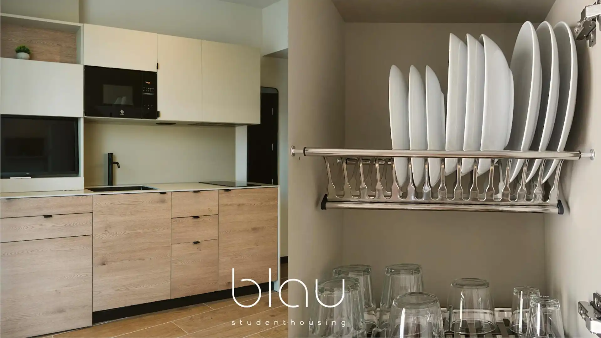 Küche von Wohnung zur Miete in Barcelona mit Heizung, Privatgarten und Fernseher