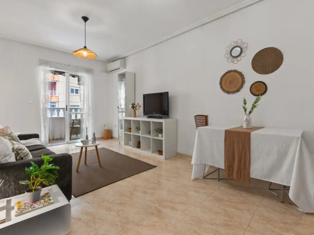 Wohnzimmer von Wohnungen zum Verkauf in El Campello mit Klimaanlage und Terrasse