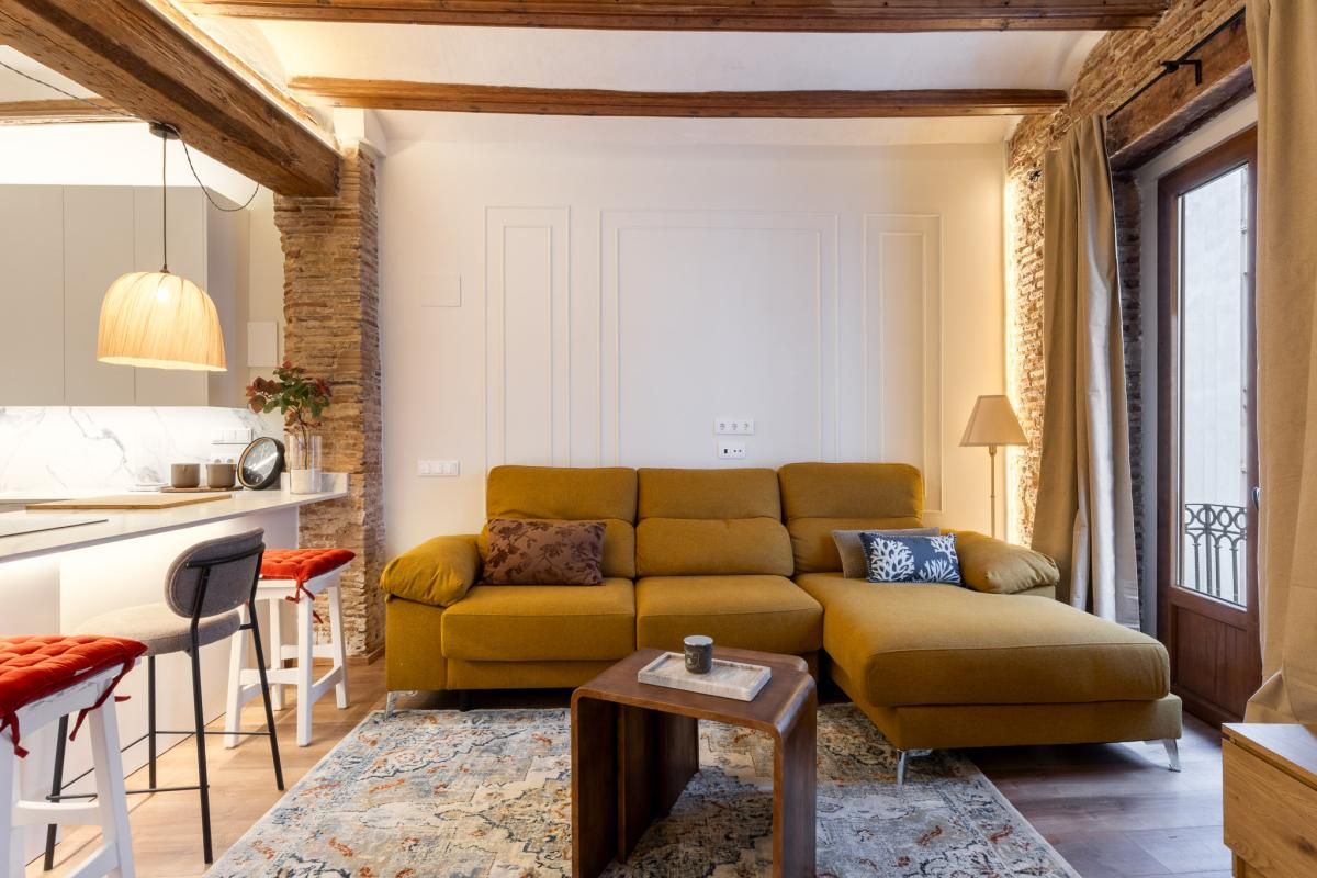 Sala de estar de Piso en venta en  Valencia Capital con Aire acondicionado, Calefacción y Trastero