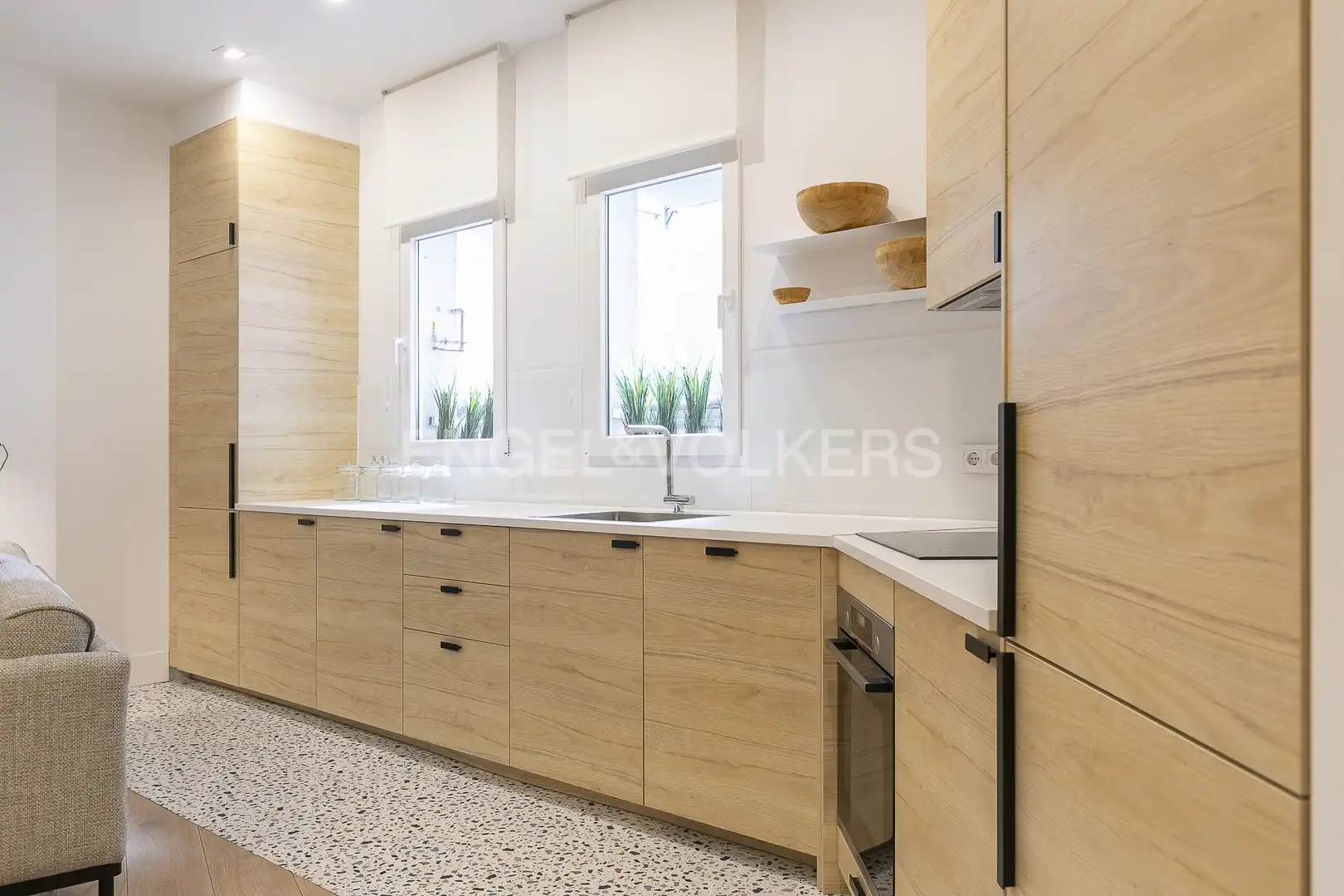 Kitchen of Flat for rent in Madrid  with Air Conditioner, Heating and Pets allowed